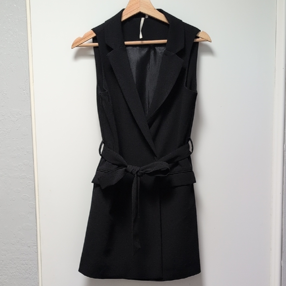 Anthropologie Elegant Black Sleeveless Dress